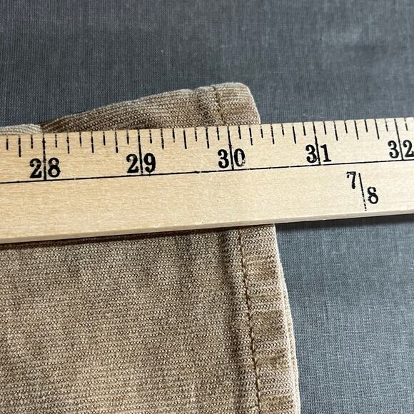 American Eagle‎ Pants Womens 2 Brown Corduroy Flared Leg Stretch Button Fly Y2K - Picture 10 of 13